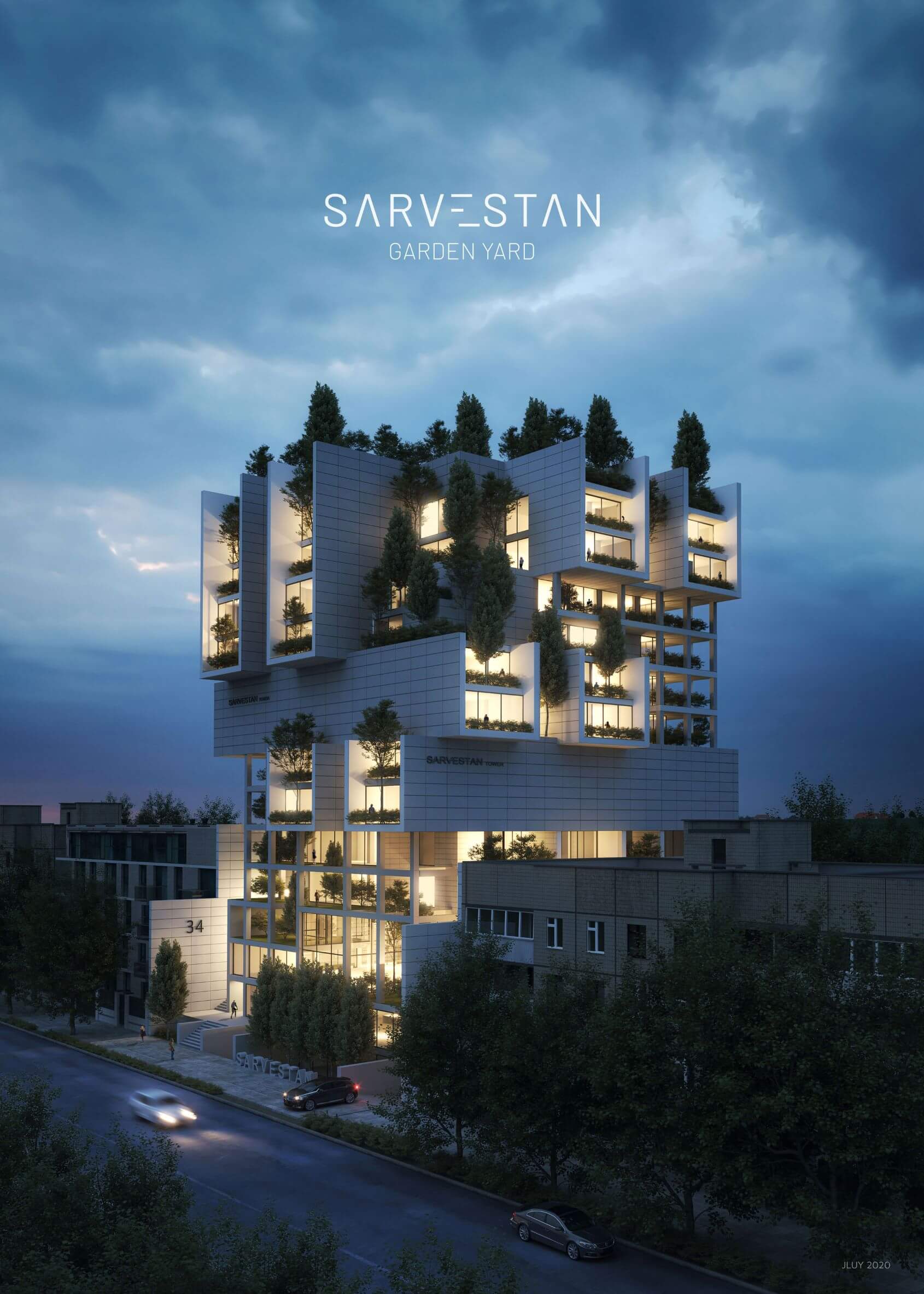 Sarvestan Building Tehran  Iran desig Residential Building